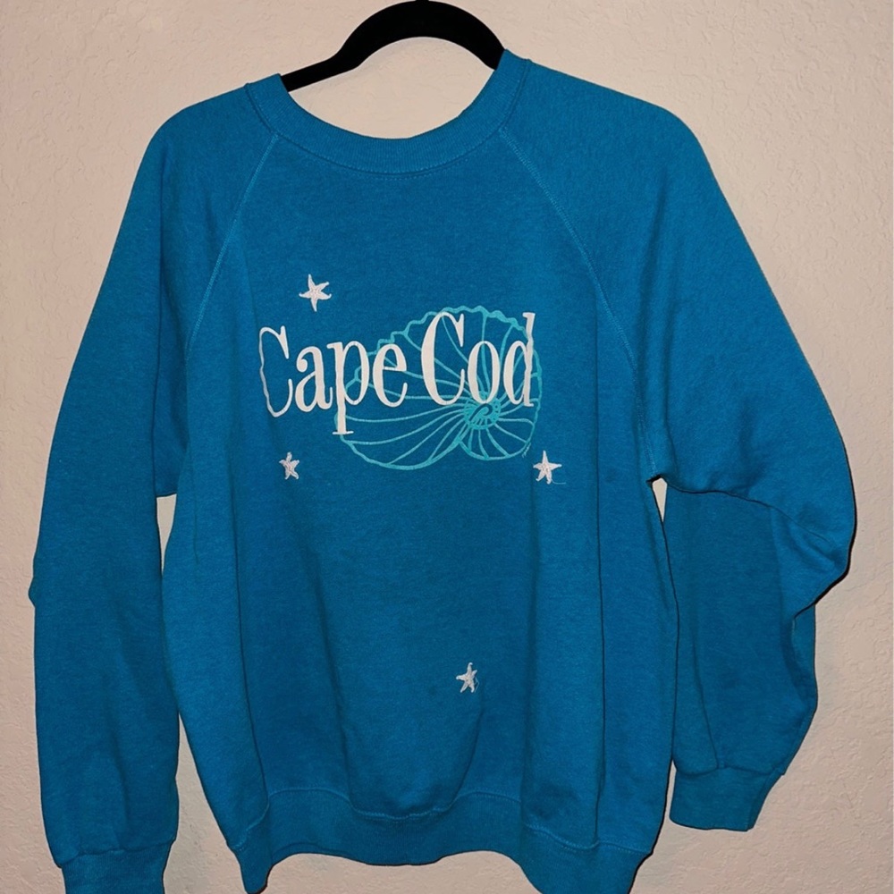 VINTAGE Cuffy's Cape Cod Massachusetts Sweatshirt Adult XL Women’s Pullover  90s